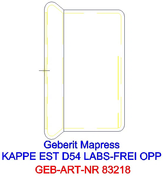 GE Mapress Edelstahl Kappe d54 (LABS-frei)_83218_A