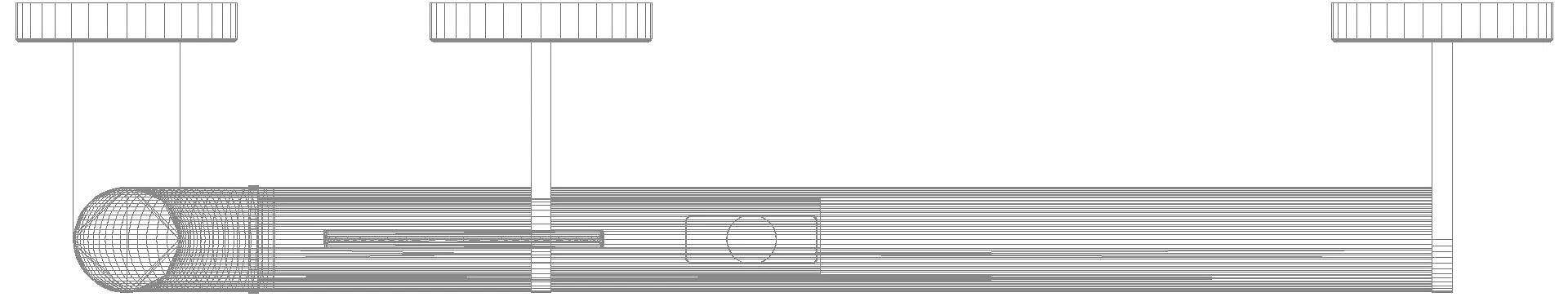 HEWI Winkelgriff, d:32/32, PRH, A1:900, W1:400, re, plvb dgrau tma