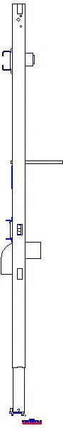 GE Duofix Element f. WT, 130 cm Wandarmatur AP_111437002_L
