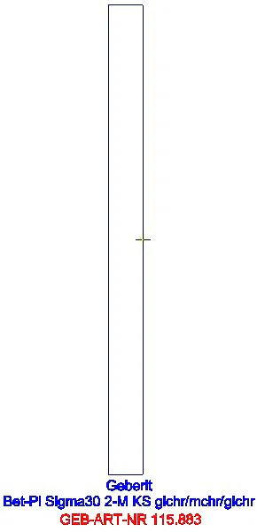GE BetPl. Sigma30 für 2-Mengen-Sp. weiß matt_115.883.JT.1_L