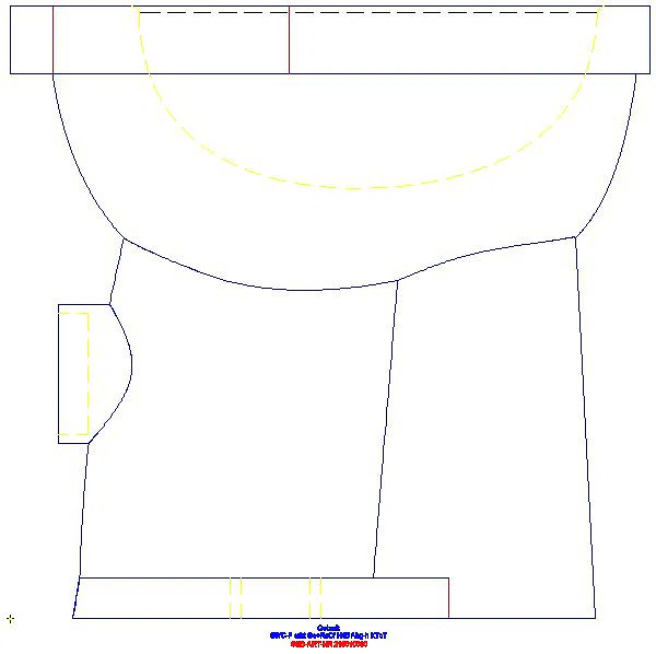 Renova Comfort Stand-WC Flachspüler erhöht/barrierefrei, Abg.horiz.,KeraTect_218510600_L