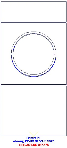 GE PE Abzweig 88,5Gr d110/75_367.175.16.1_L
