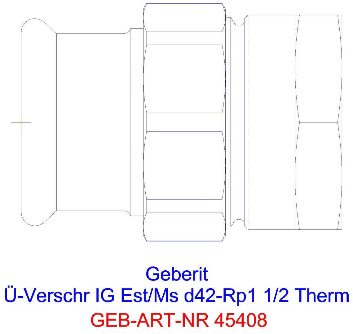 GE Mapress Therm Übergangsverschr. mit IG d35-Rp1 1/4_45408_a