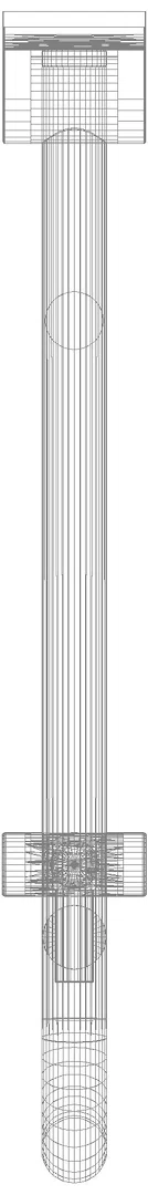 HEWI mobiler Stützklappgriff, L:600mm, mit Bodenstütze aquablau