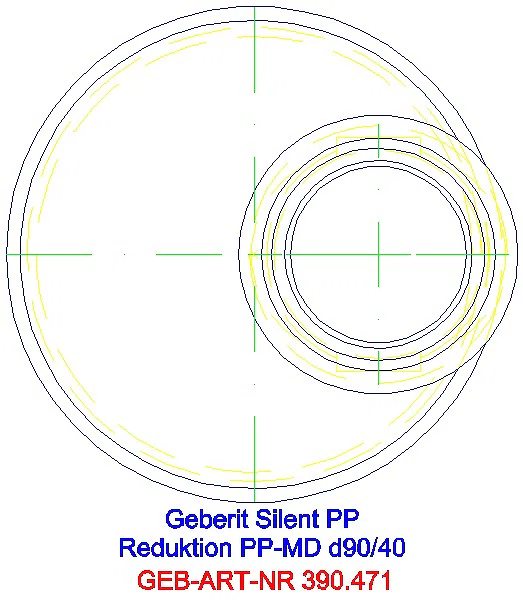 GE Silent-PP Reduktion exzentrisch d90/40_390.471.14.1_G