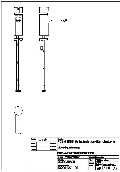 Standbatterie, F5, hydr., Mischer, 3l, F5SM1006