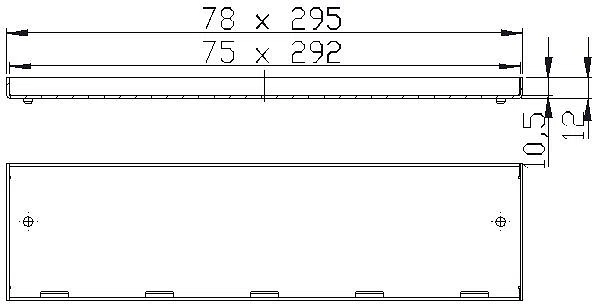 DALLMER Abdeckung CeraWall Individual Connect, messing matt