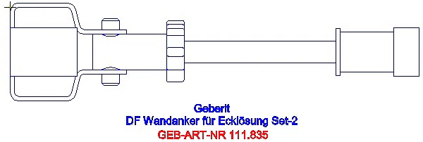 GE Duofix Set Wandanker für Einzelmontage, Ecklösung_111.835.00.1_L