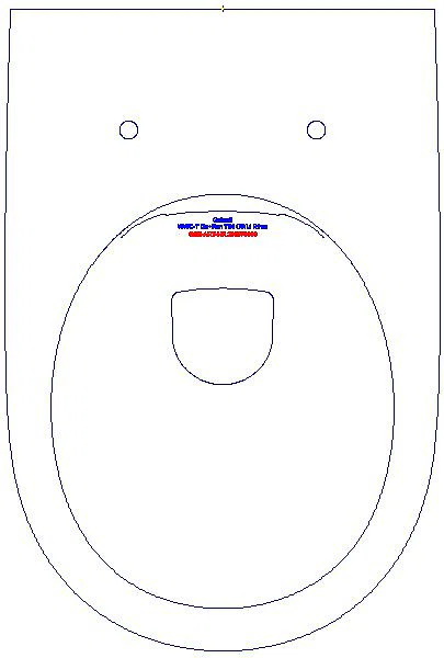 Renova Wand-WC Tiefspüler teilgeschlossene Form, Rimfree_203070000_G
