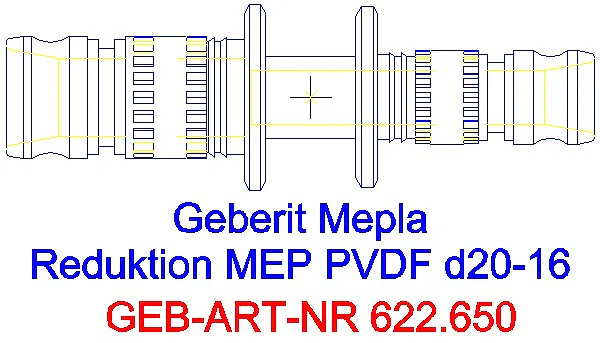 GE Mepla Reduktion PVDF d20-16_622.650.00.5_A