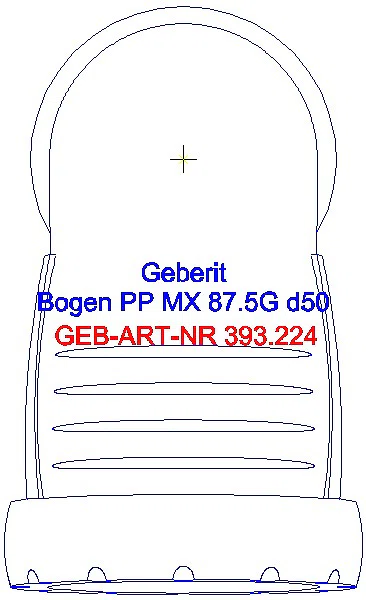 GE Silent-Pro Bogen 87,5Gr d50mm_393.224.14.1_G