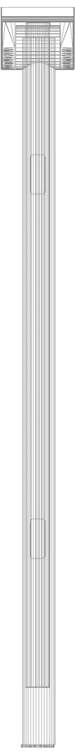 HEWI SK-Griff Duo (B), L:750, pulverbeschichtet schw tma