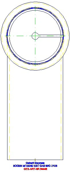 GE Mapress Edelstahl Bogen 90Gr d108 mit Einschubende (Gas)_34446_L