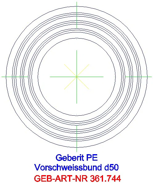 GE PE Vorschweissbund d50_361.744.16.1_G
