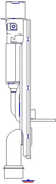 GE GIS Element f. Wand-WC, 100cm mit Omega UP-SPK 12cm_461151002_L