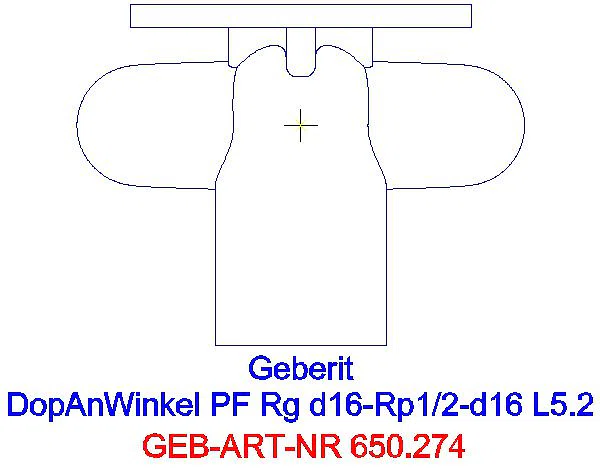GE PushFit Doppelanschlusswinkel 90Gr Rg d16-Rp1/2-d16 L:52mm_650.274.00.1_G
