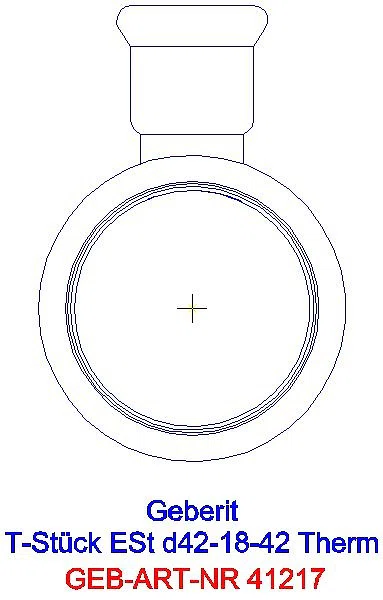 GE Mapress Therm T-Stück reduziert d42-18-42_41217_L
