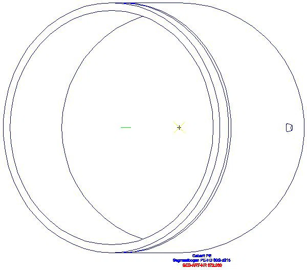 GE PE Segmentbogen 30Gr d315_372.030.16.1_G