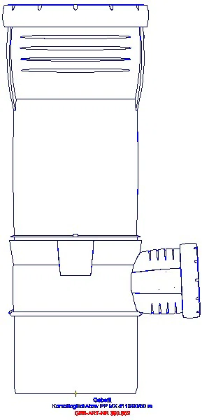GE Silent-Pro Kombibogeneckabzweig 87,5Gr d110/90/50 rechts_393.562.14.1_L