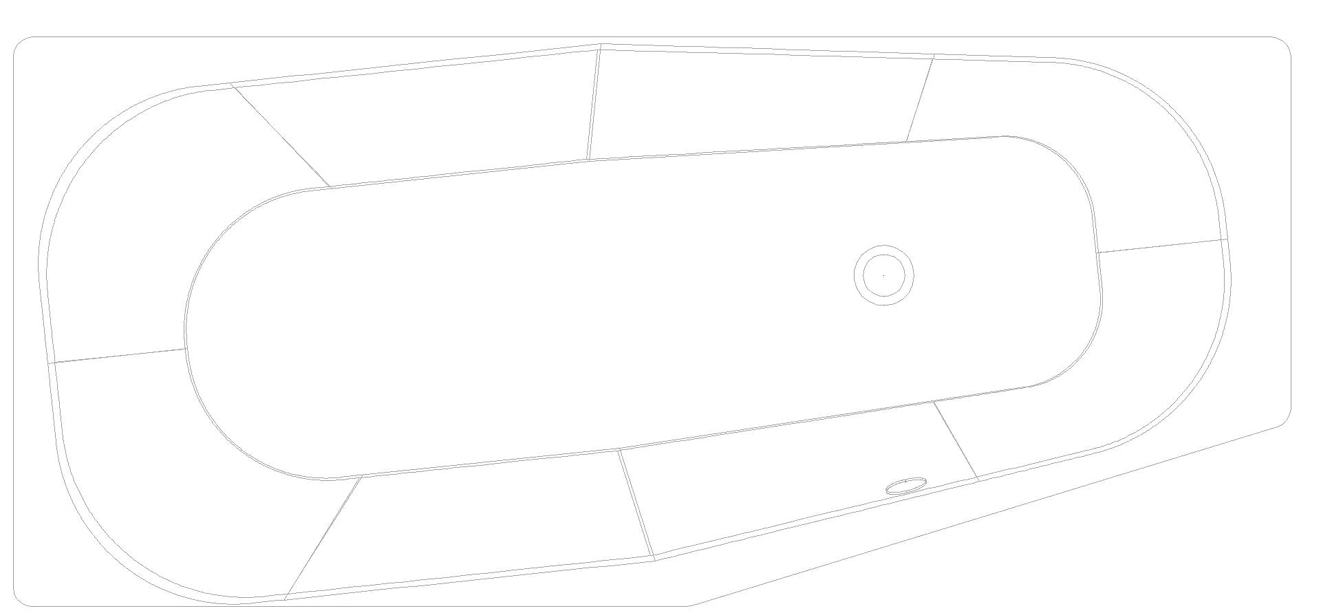 KALDEWEI MINI RECHTS Badewanne, 1570x700 mm, Modell-Nr: 834