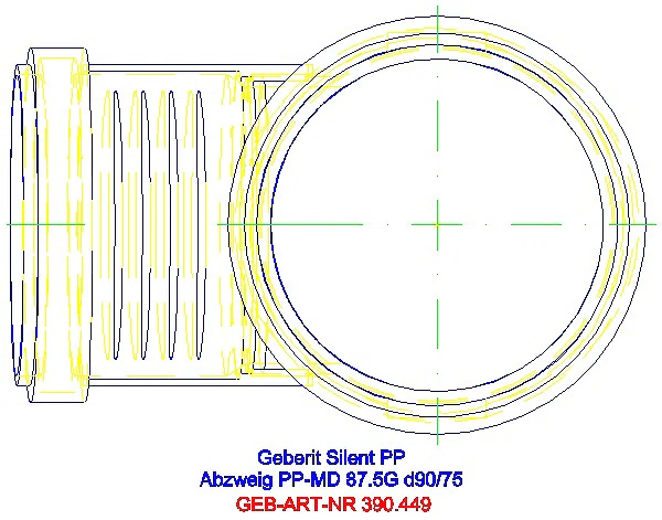 GE Silent-PP Abzweig 87,5Gr d90/75_390.449.14.1_G