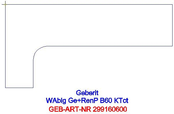 Renova Plan Wandablage, 60x12cm KeraTect_299160600_L
