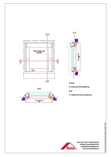 Designo R6 Schwingfenster