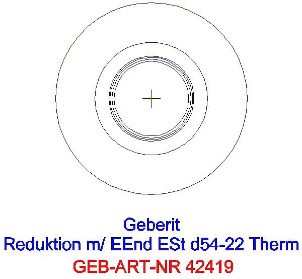 GE Mapress Therm Reduktion mit Einschubende d54-22_42419_A
