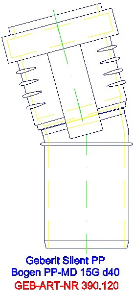 GE Silent-PP Bogen 15Gr d40_390.120.14.1_A