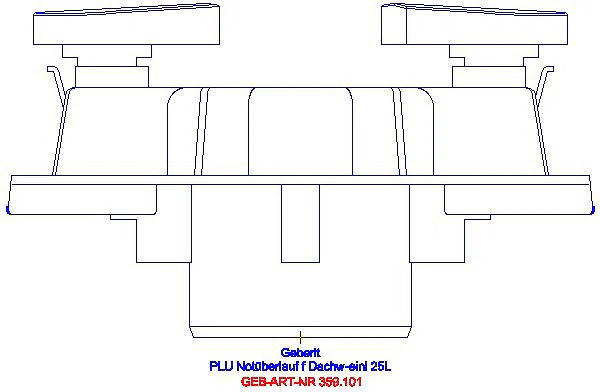 GE Pluvia Notüberlauf mit Ablaufleistung 25l/s_359.101.00.1_A