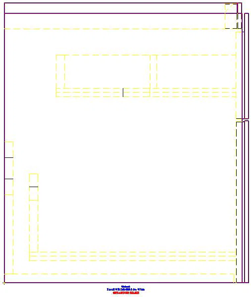 Xeno2 Unterschrank f. WT, 2 Schubl. 58x53x46,2cm, weiß_500.506.01.1_L