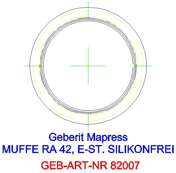 GE Mapress Edelstahl Muffe d42 (LABS-frei)_82007_L