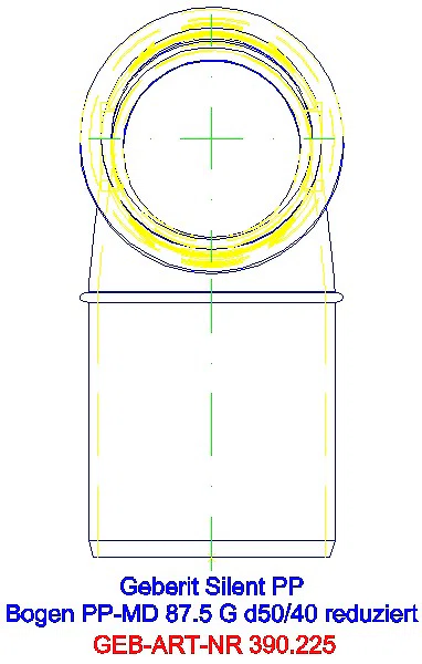 GE Silent-PP Bogen 87,5Gr reduziert d40/50_390.225.14.1_L