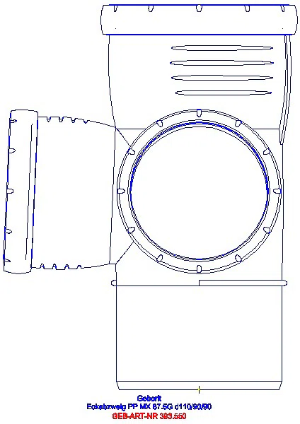 GE Silent-Pro Eckabzweig 87,5Gr d110/90/90_393.550.14.1_A