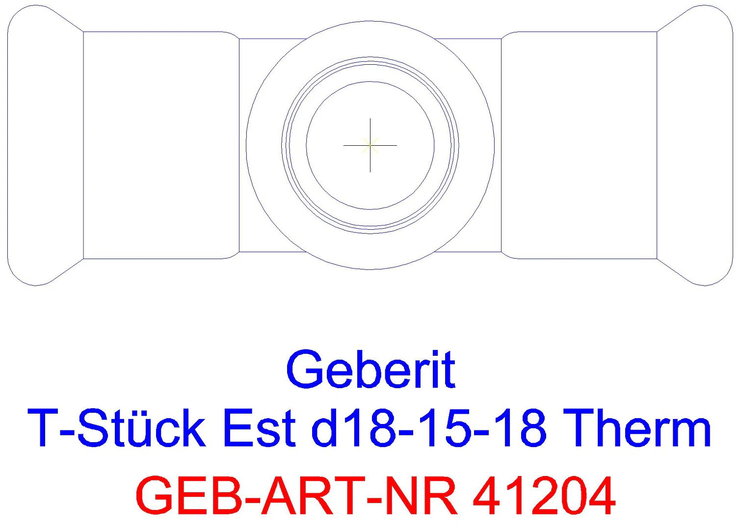 GE Mapress Therm T-Stück reduziert _41204_g