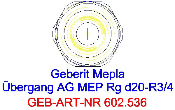 GE Mepla Übergang mit AG d20-R3/4_602.536.00.5_L