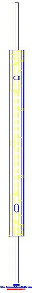 GE Urinaltrennwand Glas rechteckig schwarz_115.211.CD.1_L