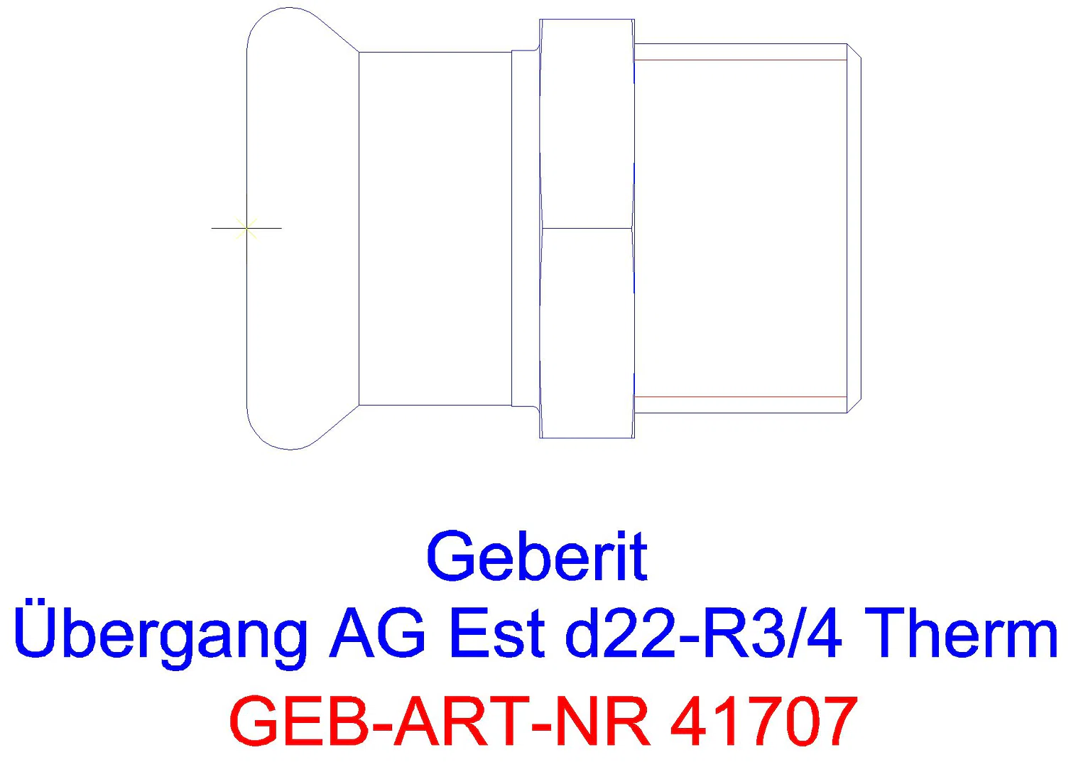 GE Mapress Therm Übergang mit AG d18-R3/4_41707_a