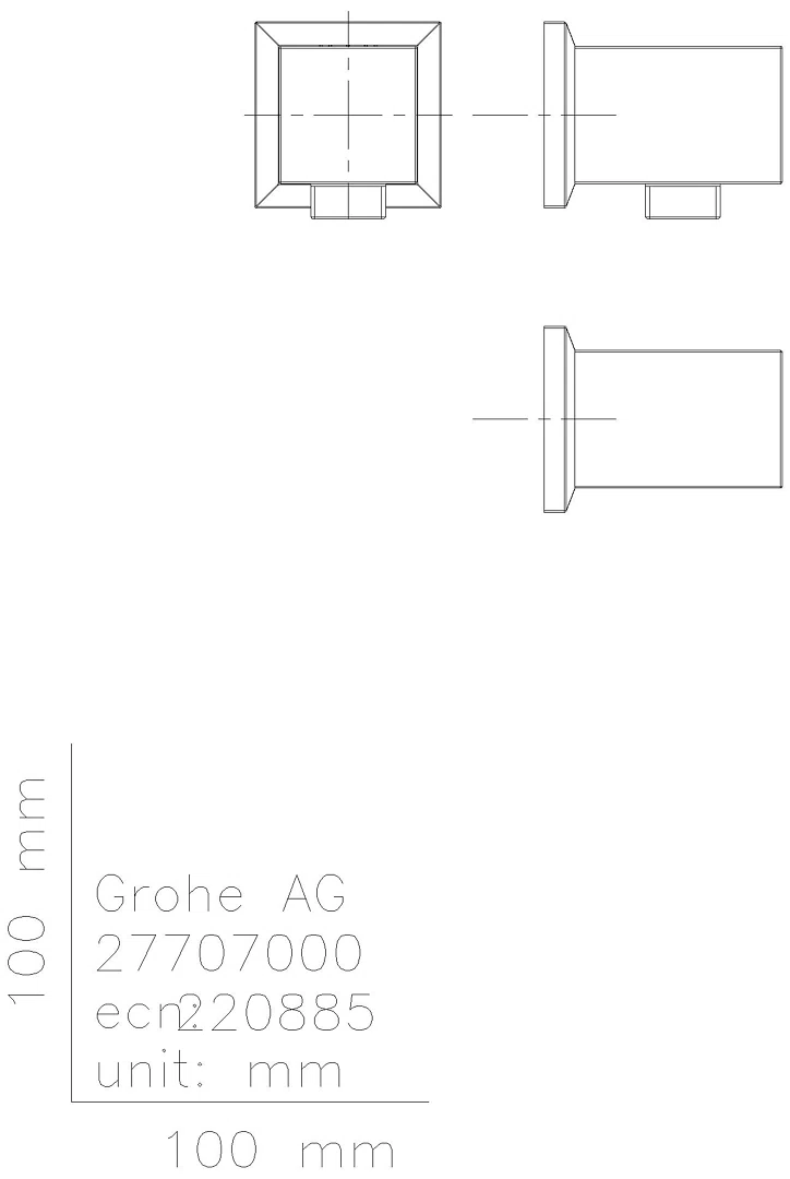 GROHE Wandanschlussbogen Allure Brilliant 26850 hard graphite gebürstet