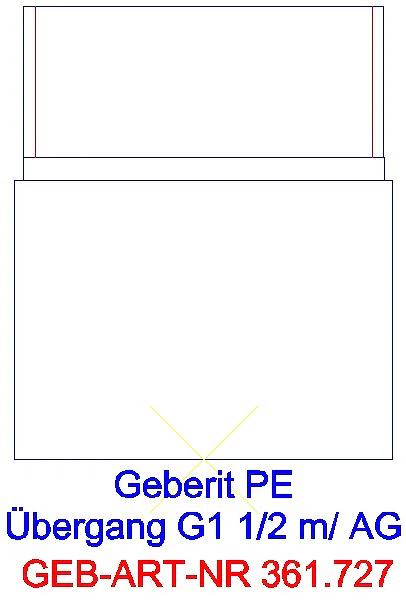 GE PE Übergang mit Aussengewinde d50 R1 1/2_361.727.16.1_A