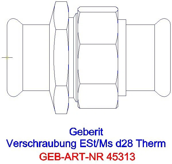 GE Mapress Therm Verschraubung d28 _45313_G