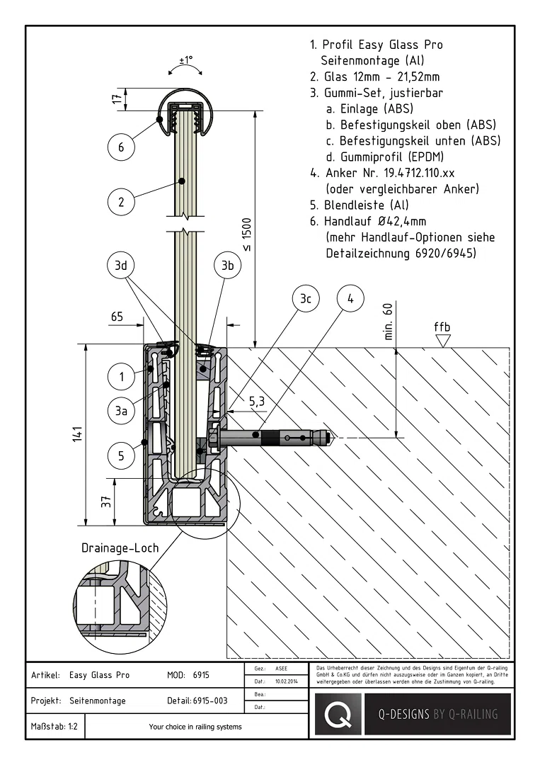 1_6915-003_Easy Glass Pro_adjustable_fascia mount_DE