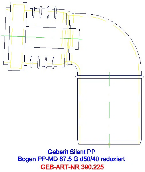 GE Silent-PP Bogen 87,5Gr reduziert d40/50_390.225.14.1_A