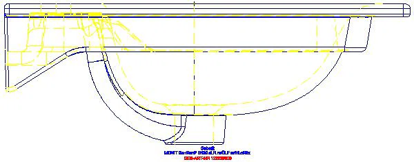 Renova Plan Doppelmöbelwaschtisch 130x48cm, m. Hl., m. Ül., KeraTect_122230600_L