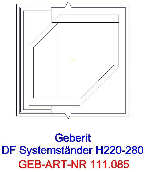 GE Duofix Ständer raumhoch H:220-280 cm_111085001_G