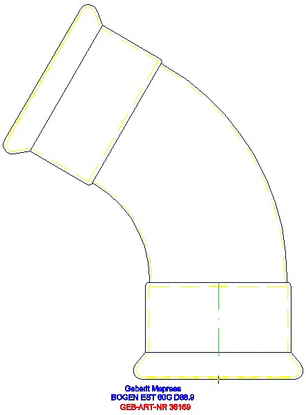 GE Mapress Edelstahl Bogen 60Gr d88,9_36169_A