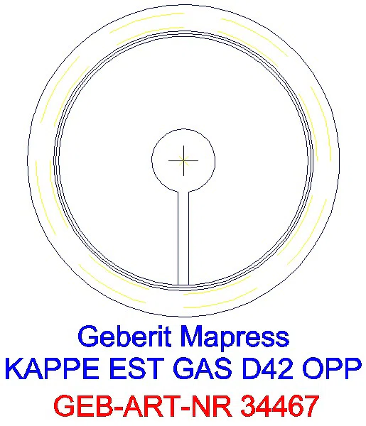 GE Mapress Edelstahl Kappe d42 (Gas)_34467_L