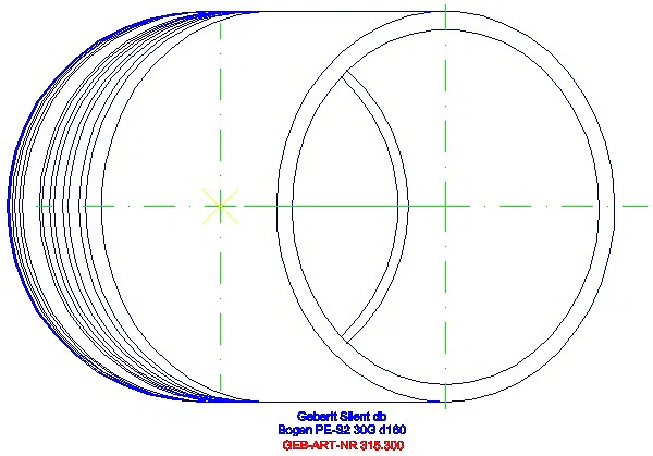 GE Silent-db20 Bogen 30Gr d160_315.300.14.1_G
