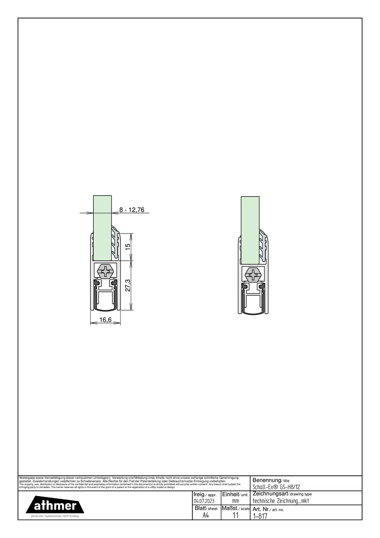 1-817 Schall-Ex GS-H812 C-0