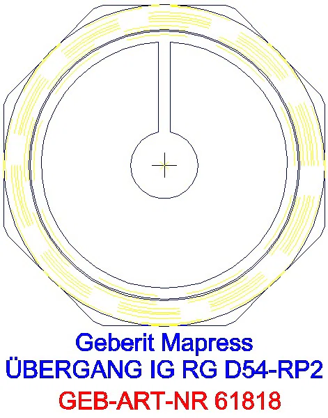 GE Mapress Kupfer Übergang mit IG Rg d54-Rp2_61818_L